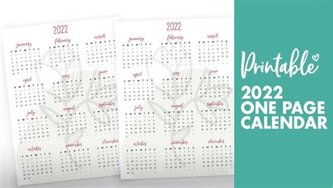 Printable Calendar 2022 Make Your Own 2021 2022 Or 2023 Printable Calendar Pdf Smith Youlation
