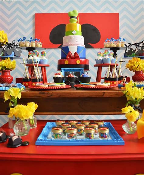 Mickey Mouse First Birthday Adventure Birthday Party Ideas And Themes