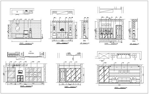 Pin On ★【interior Design Cad Designdetailselevation Collection