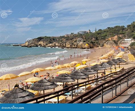 Oura Beach In Albufeira Algarve Portugal Editorial Stock Image
