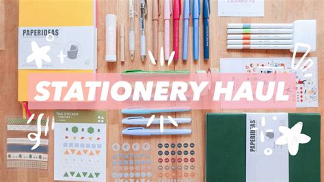 🌾 Stationery Haul Feat Stationery Pal Giveaway Youtube