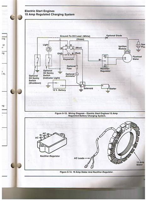 Kohler Engine Electrical Diagram | Re: Voltage regulator ...