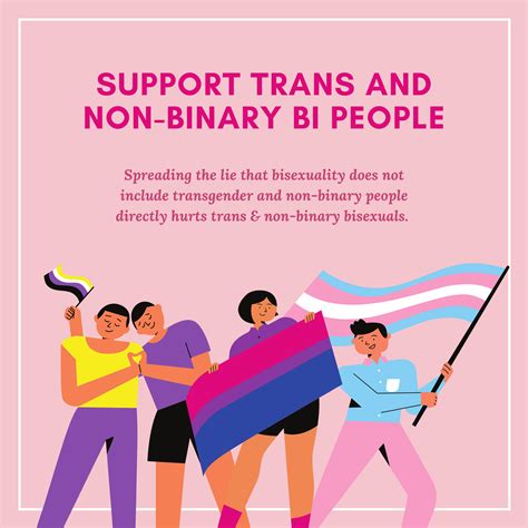 Support Trans And Non Binary Bi People Bisexual