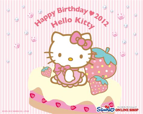73 Hello Kitty Birthday Wallpaper