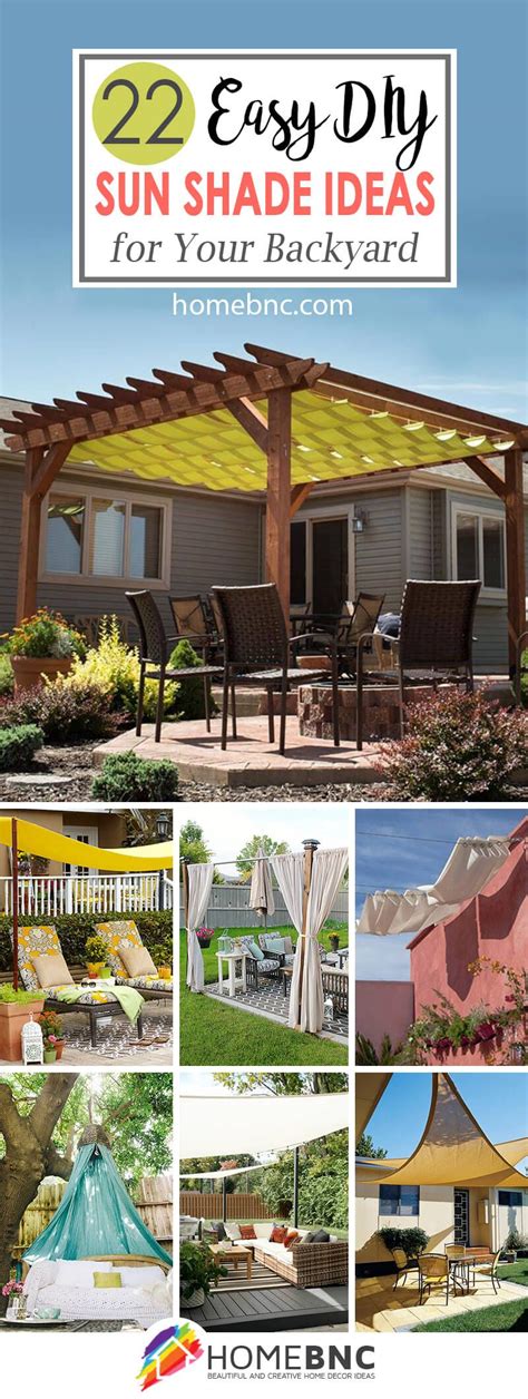 When the cooler is not in use you can slide the summer sun can easily send you back indoors at times. 22 Easy DIY Sun Shade Ideas for your Backyard or Patio ...
