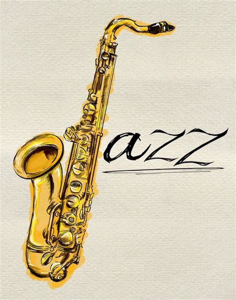 Free Photo Jazz Saxophone Painting Arte Del Jazz Pinturas Musica