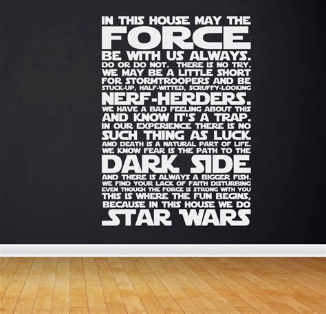 In This House We Do Star Wars Star Wars Quotes Star Wars