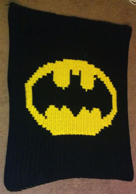 Batman Blanket Crochet Pattern Etsy