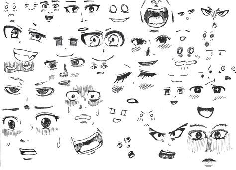Manga Faces Here Are Some Of The Mangas I Used As Reference For The