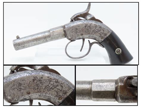 Massachusetts Arms Co Maynard Primed Single Shot Pocket Pistol 1130 Candr Antique 001 Ancestry