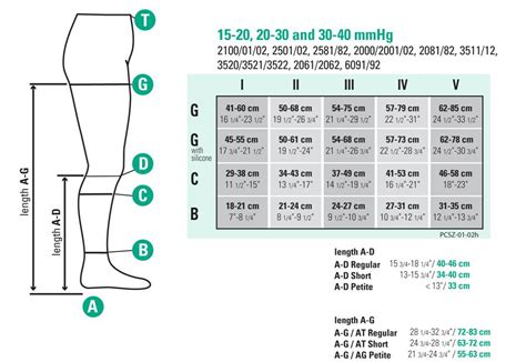 Chilly File Go Activa Compression Stockings Size Guide How To Use