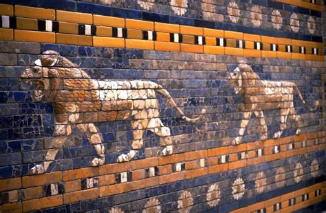 Ishtar Gate And Processional Way Reconstruction Of The Ishtar Gate And