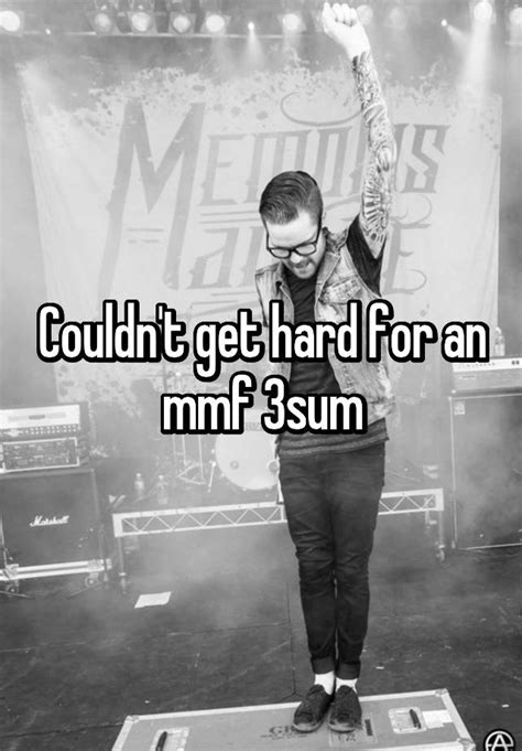 Couldn T Get Hard For An Mmf 3sum