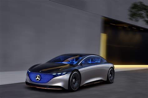 Sleek Mercedes Eqs Electric Sedan Concept With 435 Miles Range Revealed