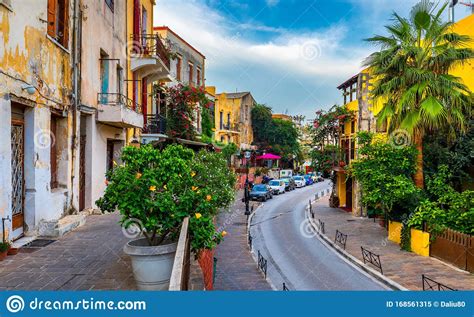 Street In The Old Town Of Chania Crete Greece Charming Streets Of