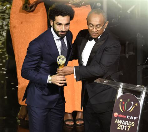 2018 01 24 Egyptian Football Player Mo Salah Receiving The Caf Best