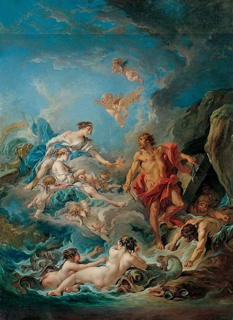 Francois Boucher Juno Asking Aeolus To Release The Winds High Quality