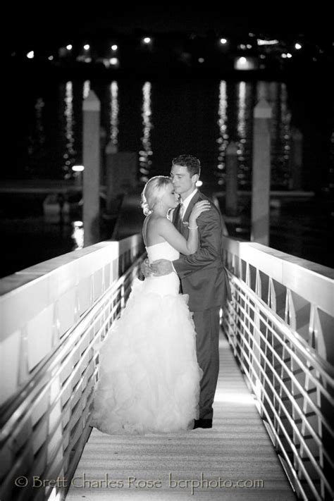 Couple Poses In Downtown San Diego As Their Wedding Night Comes To An