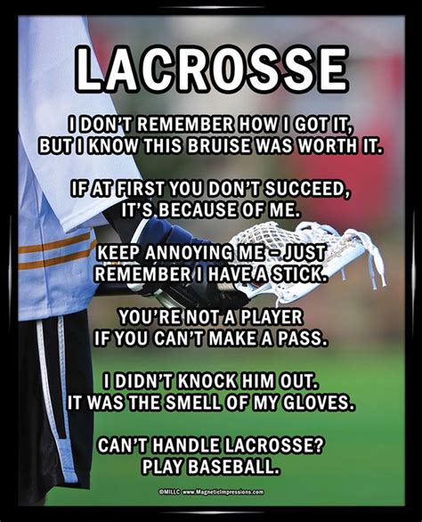 Best lacrosse quotes selected by thousands of our users! Lacrosse Player Male on Field 8x10 Sport Poster Print | Lacrosse Motivation | Lacrosse, Lacrosse ...