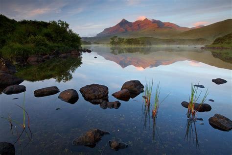 Cuillin Reflection In Loch Nan Eilean Breathtaking Photography