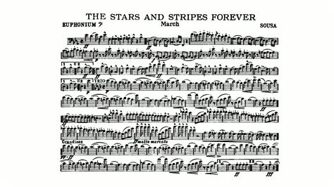 The Stars And Stripes Forever Sousa John Philip Euphonium Youtube