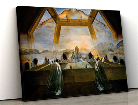 The Scene Salvador Dali The Sacrament Of The Last Last Supper Etsy