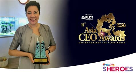 Connected Women Ceo Honored As Finalist For The Asia Ceo Awards Inlife