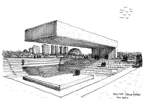 5 Architectural Sketches With Lines 1 Illustrarch Architecture