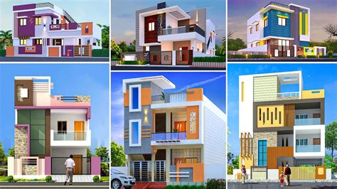 Top 50 Indian House Front Elevation Designs For Double Floor House 2021