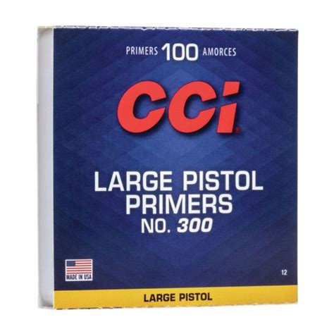 Cci Large Pistol Primers No 300 100 Pack Palmetto State Armory