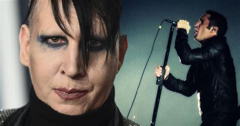 nine inch nails trent reznor saw red and ignited his feud with marilyn manson by kicking him