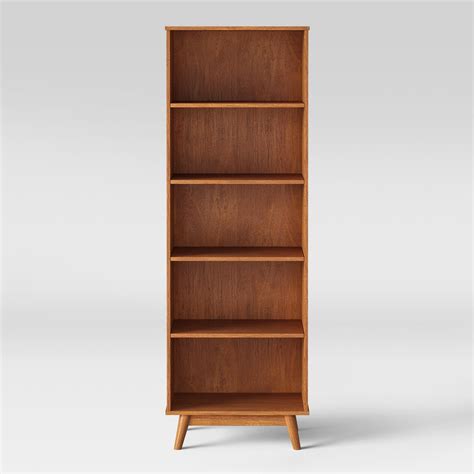 72 Amherst Mid Century Modern 5 Shelf Bookcase Project 62 Mid