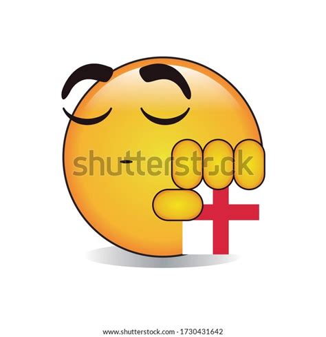 Proud English Emoji Isolated Vector Stock Vector Royalty Free