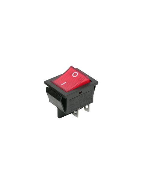 Recessed Switch With Red Indicator Light 16a 250v Sw 02 Network Adajusa