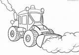 Tractor Snow Coloring Shoots Coloringpages24 sketch template
