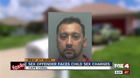 Cape Coral Man 30 Arrested For Relationship With 14 Year Old Fox 4 Now Wftx Fort Myerscape