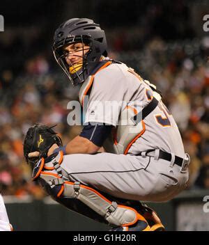 Baltimore Orioles Catcher James Mccann In Action During The Baseball