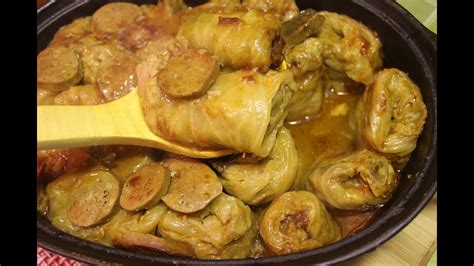 Domaca sarma recept-Cabbage recipe with sauerkraut - YouTube