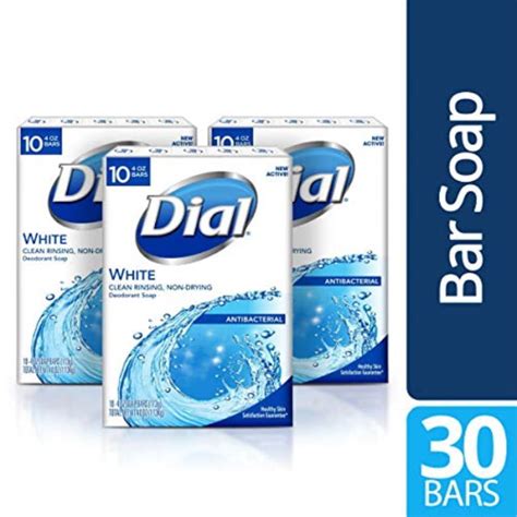 Dial Antibacterial Bar Soap White 30 Count
