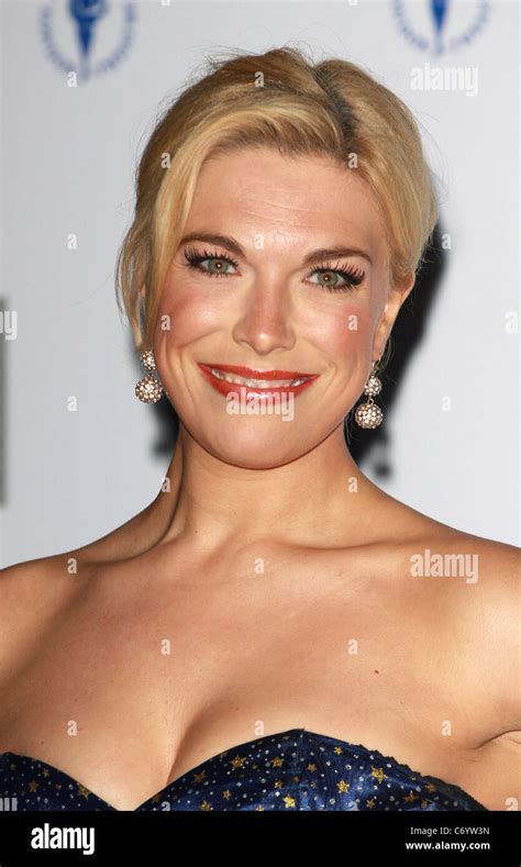 Hannah Waddingham The 2010 Laurence Olivier Awards Held At The