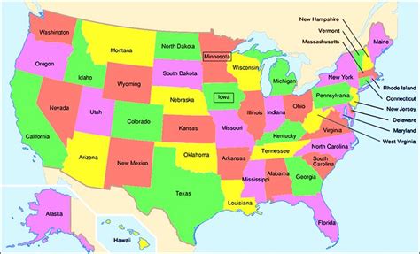 Large Us Map Showing States Printable Maps Online