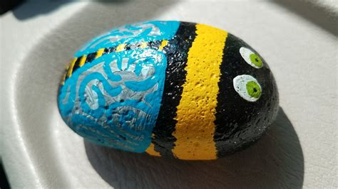 Bumble Bee Painted Rock Painted Rocks Bumble Bee Bee