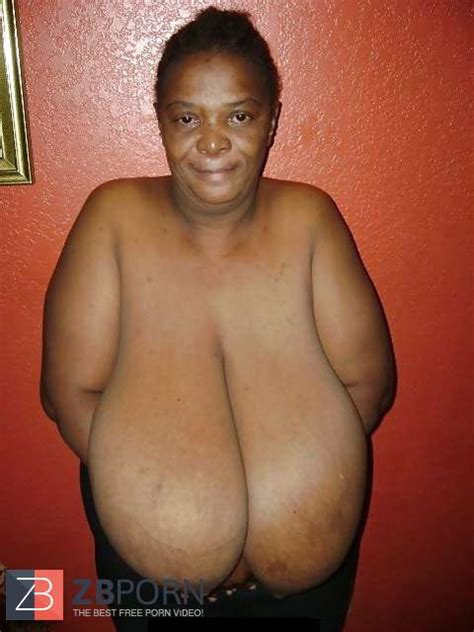 Dark Hued Granny Display Her Gigantic Tits Zb Porn