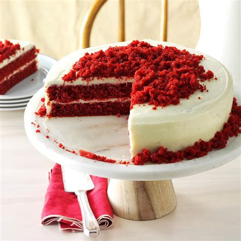Give the cake a crumb coat. Blue Ribbon Red Velvet Cake Recipe | Taste of Home