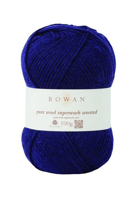 Rowan Pure Wool Superwash Worsted Farbe 149 Navy Stoffe Wolle Kurzwaren