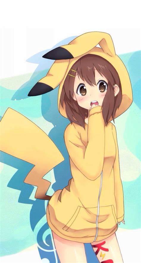 Anime Girl Pikachu
