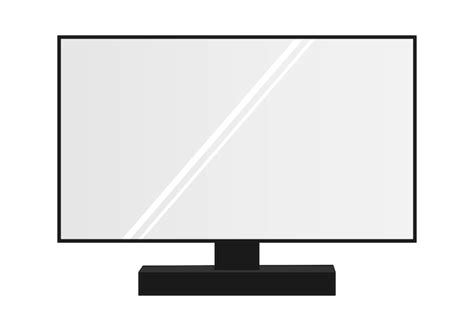 Premium Vector Monitor With Screen Vector Illustration