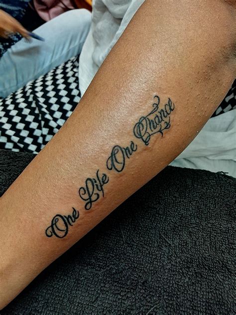 One Life One Love Tattoo Love Tattoos Tattoos Word Tattoos