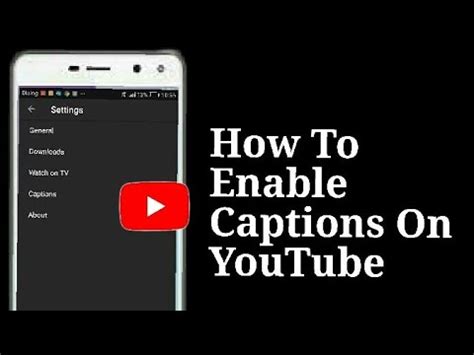 How To Enable Captions On Youtube Youtube