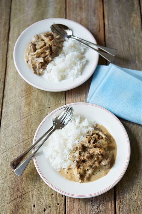 Beef Stroganoff With Rice Recipe Eat Smarter Usa